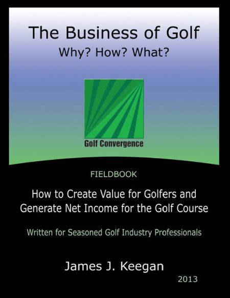 Book cover: The business of golf--